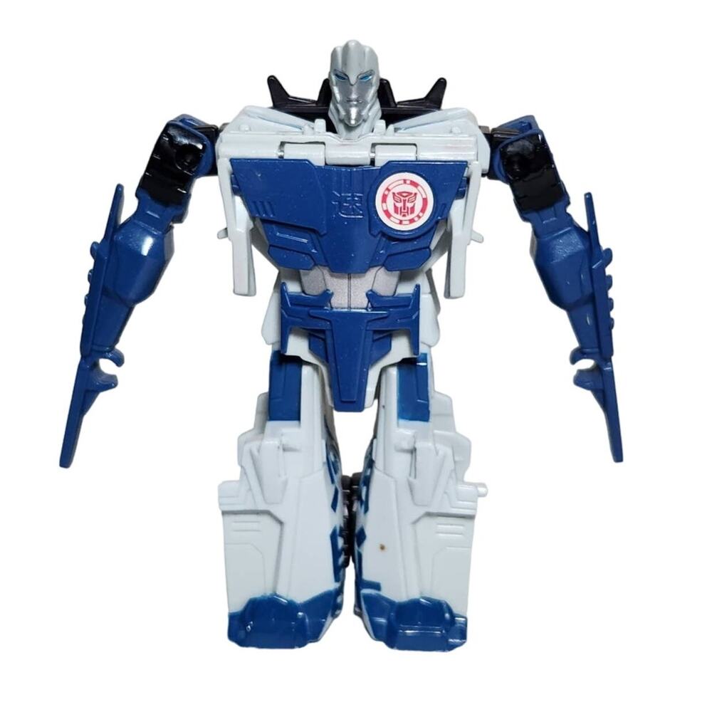 Transformers RID 2015 One-Step Changers Blizzard Strike Sideswipe 4.5" Pre-owned